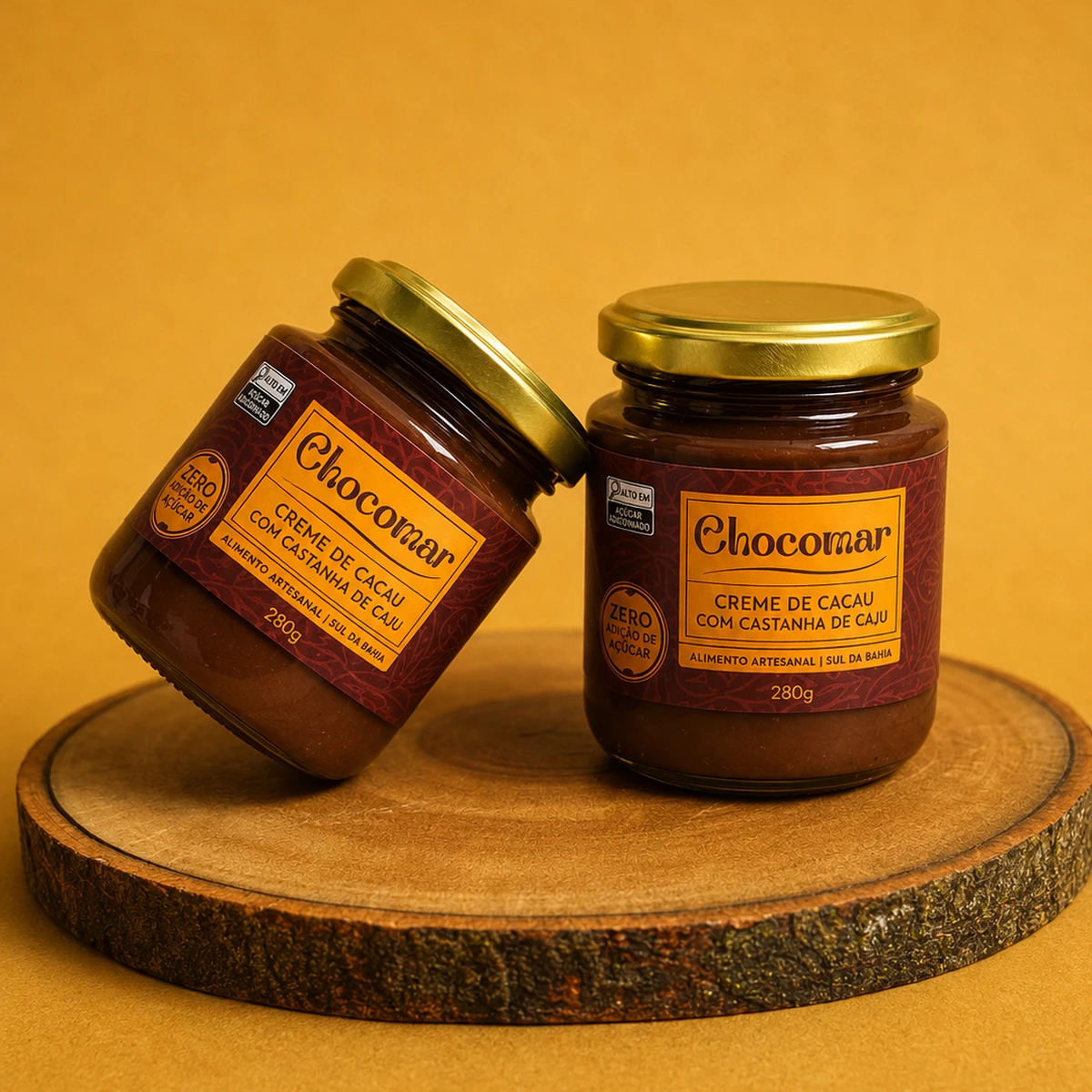 Creme de Cacau com Castanha de Caju