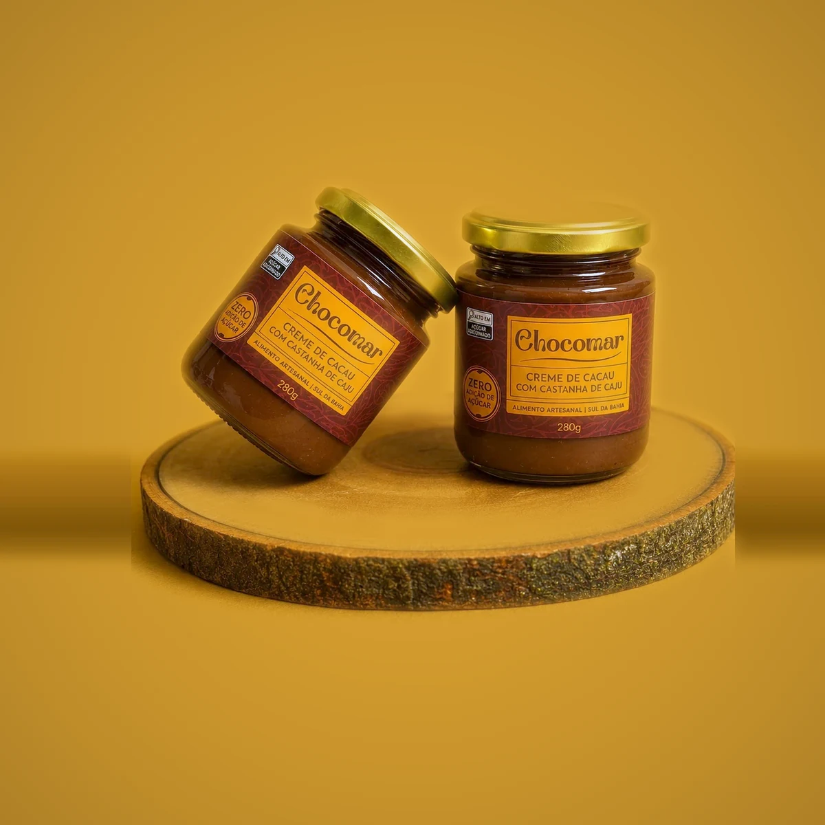 Creme de Cacau com Castanha de Caju